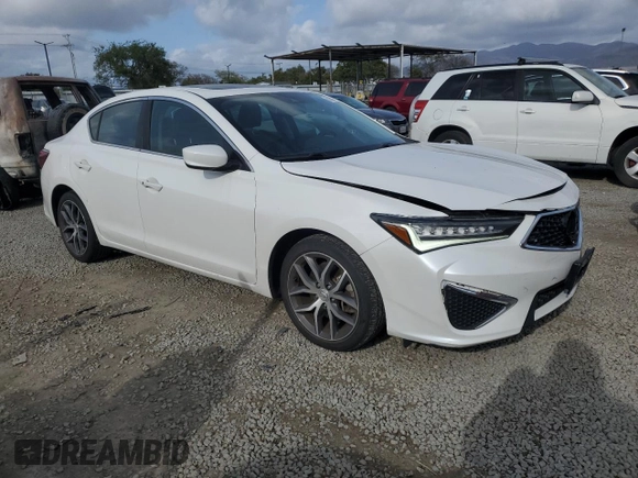 2019 Acura ILX w/Premium Pkg with VIN 19UDE2F7XKA004638, listed as a Copart auction lot 50988115 with 50,893 mi miles and Salvage Title. Bid and sale history available at carsss.com. Image 4.