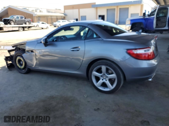 2014 Mercedes-Benz SLK 250 with VIN WDDPK4HA5EF089815, listed as a Copart auction lot 51697285 with 85,427 mi miles and Salvage title. Bid and sale history available at DreamBid. Image 2.