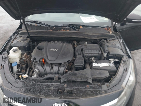 2013 Kia Optima LX with VIN 5XXGM4A71DG176369, listed as a IAAI auction lot 41875304 with 1 mi miles. Bid and sale history available at carsss.com. Image 10.