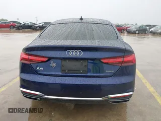 2022 Audi A5 Sportback S line Premium with VIN WAUDACF52NA023698, listed as a IAAI auction lot 41874459 with 45,967 mi miles. Bid and sale history available at carsss.com. Image 16.