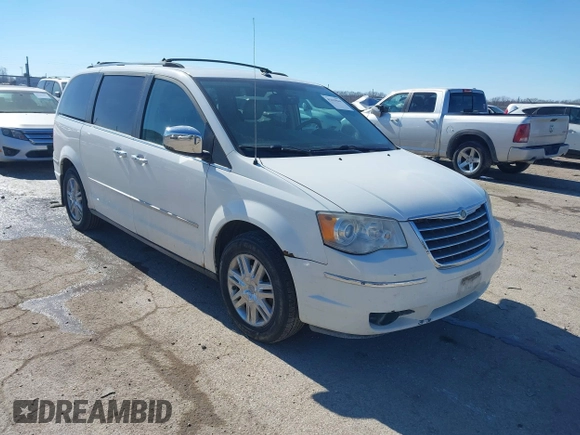 2009 Chrysler Town & Country Limited with VIN 2A8HR64X99R581691, listed as a IAAI auction lot 41639844 with 206,879 mi miles. Bid and sale history available at carsss.com. Image 1.