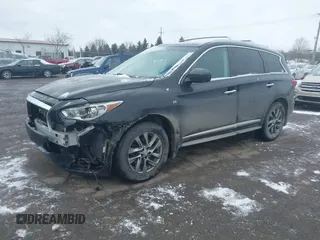 2015 Infiniti QX60 z VIN 5N1AL0MM7FC524175, wystawiony jako IAAI lot #41417720 z przebiegiem 124 622 mil mil oraz . Historia ofert i sprzedaży dostępna na DreamBid. Obrazek 2.