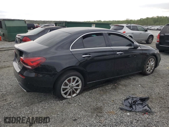 2019 Mercedes-Benz A 220 with VIN WDD3G4EB7KW025252, listed as a Copart auction lot 52733875 with Not Provided miles and Clean Title. Bid and sale history available at DreamBid. Image 3.