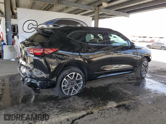 2025 Chevrolet Blazer RS with VIN 3GNKBKRS5SS212883, listed as a Copart auction lot 60678885 with 164 mi miles and Non repairable. Bid and sale history available at DreamBid. Image 3.