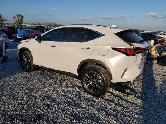 2025 Lexus NX with VIN JTJHGCEZ5S2023396, listed as a Copart auction lot 45227845 with 9,898 mi miles and Salvage Title. Bid and sale history available at carsss.com. Image 2.