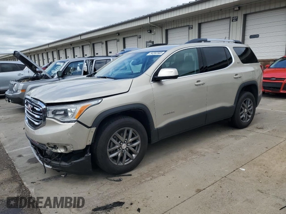 2017 GMC Acadia SLT z VIN 1GKKNULS2HZ166109, wystawiony jako Copart lot #54202585 z przebiegiem 138 484 mil mil oraz Szkoda całkowita • Salvage title. Historia ofert i sprzedaży dostępna na DreamBid. Obrazek 1.