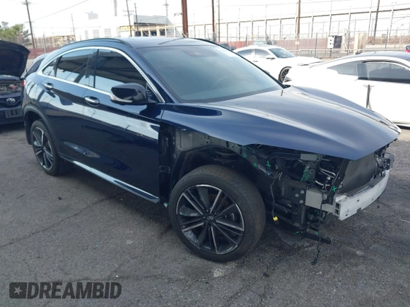 2022 Infiniti QX55 Essential with VIN 3PCAJ5K33NF115755, listed as a IAAI auction lot 41445124 with 19,852 mi miles and . Bid and sale history available at DreamBid. Image 1.