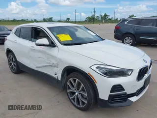 2021 BMW X2 sDrive28i with VIN WBXYH9C05M5S27207, listed as a IAAI auction lot 42554935 with 31,648 mi miles and . Bid and sale history available at DreamBid. Image 1.
