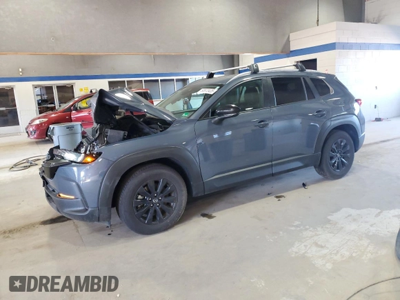 2024 Mazda CX-50 S Preferred with VIN 7MMVABBM5RN195804, listed as a Copart auction lot 50973435 with 6,817 mi miles and Salvage Title. Bid and sale history available at DreamBid. Image 1.