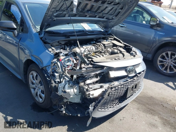 2022 Toyota Corolla LE with VIN JTDEPMAEXN3031636, listed as a IAAI auction lot 42002029 with 38,708 mi miles and . Bid and sale history available at DreamBid. Image 6.