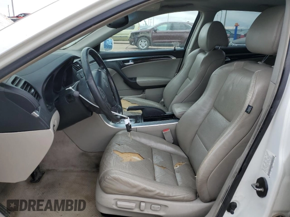 2007 Acura TL with VIN 19UUA66247A008392, listed as a Copart auction lot 50346135 with 0 mi miles and Salvage Title. Bid and sale history available at carsss.com. Image 7.