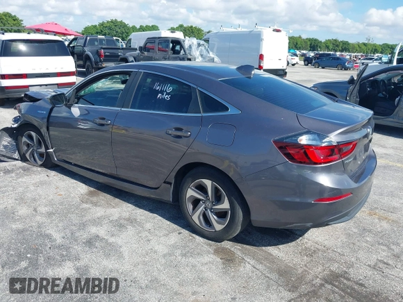 2020 Honda Insight EX with VIN 19XZE4F57LE009521, listed as a IAAI auction lot 42699162 with 161,116 mi miles and . Bid and sale history available at DreamBid. Image 3.