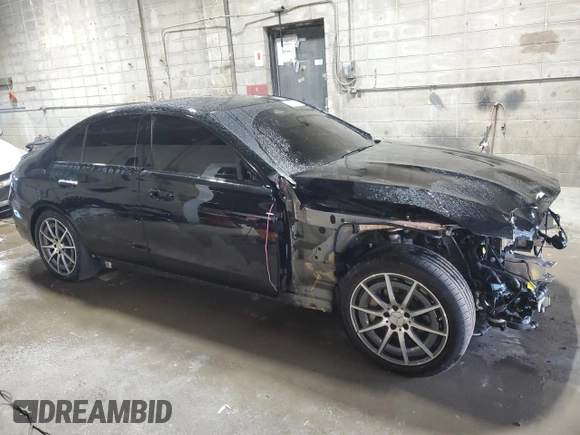 2023 Mercedes-Benz C 43 AMG with VIN W1KAF8HB3PR114416, listed as a Copart auction lot 79769474 with 24,215 mi miles and Salvage Title. Bid and sale history available at DreamBid. Image 4.