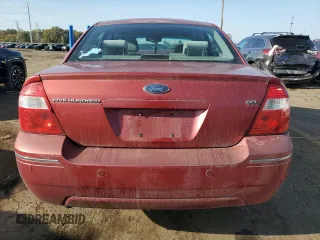 2005 Ford Five Hundred SEL with VIN 1FAFP24105G158704, listed as a Copart auction lot 76884564 with 0 mi miles and Clean Title. Bid and sale history available at carsss.com. Image 6.