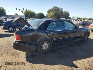 1994 Mercedes-Benz S with VIN WDBGA51E2RA184222, listed as a Copart auction lot 77403664 with 109,428 mi miles and Salvage Title. Bid and sale history available at DreamBid. Image 3.