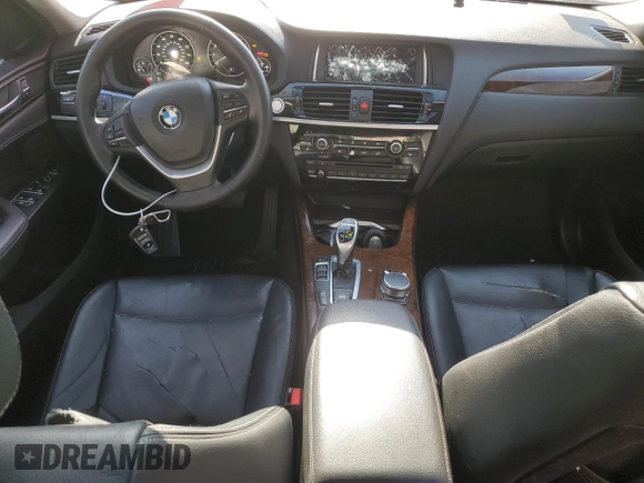2017 BMW X4 xDrive28i with VIN 5UXXW3C52H0T77719, listed as a Copart auction lot 52393155 with 184,664 mi miles and Salvage title. Bid and sale history available at DreamBid. Image 8.