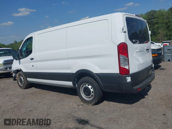 2024 Ford Transit Cargo with VIN 1FTYE1Y80RKB18748, listed as a IAAI auction lot 42069344 with 3,152 mi miles. Bid and sale history available at carsss.com. Image 3.