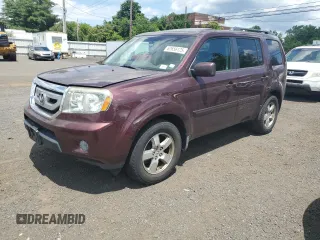 2009 Honda Pilot EX-L with VIN 5FNYF48559B004438, listed as a Copart auction lot 62656125 with 108,042 mi miles and Salvage title. Bid and sale history available at DreamBid. Image 1.