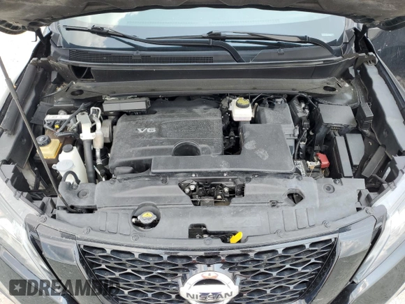 2020 Nissan Pathfinder SL with VIN 5N1DR2CM0LC650835, listed as a Copart auction lot 60053525 with 34,787 mi miles and Salvage title. Bid and sale history available at DreamBid. Image 12.