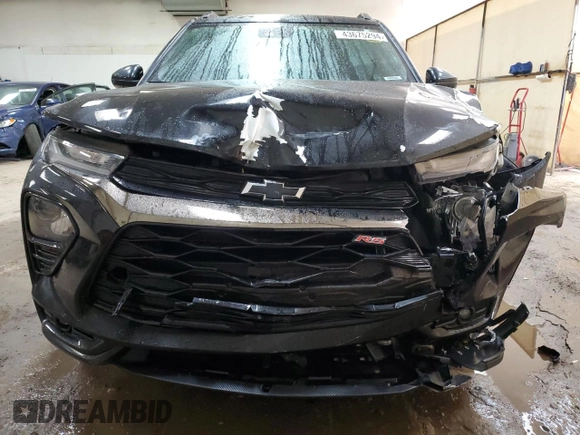 2022 Chevrolet TrailBlazer RS with VIN KL79MUSL9NB008021, listed as a Copart auction lot 43675294 with 61,641 mi miles and . Bid and sale history available at DreamBid. Image 5.