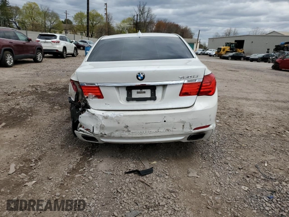 2010 BMW 7 Series 750Li xDrive with VIN WBAKC8C53AC431161, listed as a Copart auction lot 52599225 with 91,249 mi miles and Clean Title. Bid and sale history available at DreamBid. Image 6.