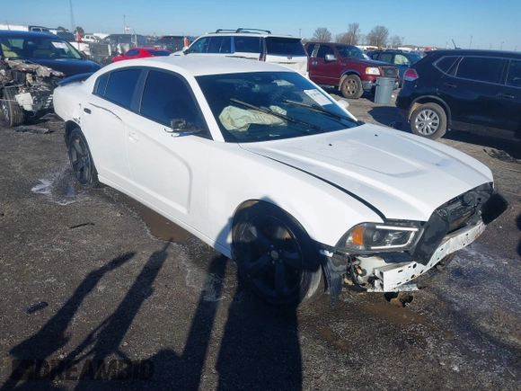 2013 Dodge Charger RT with VIN 2C3CDXCT2DH664760, listed as a IAAI auction lot 41281481 with 93,086 mi miles and . Bid and sale history available at carsss.com. Image 1.