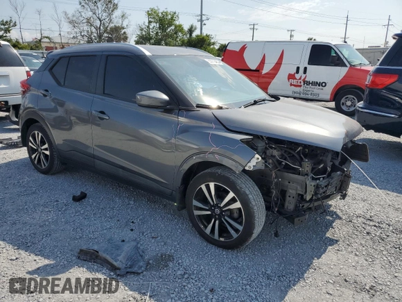 2020 Nissan Kicks SV with VIN 3N1CP5CV0LL519251, listed as a Copart auction lot 55970485 with 50,165 mi miles and Non repairable. Bid and sale history available at DreamBid. Image 4.