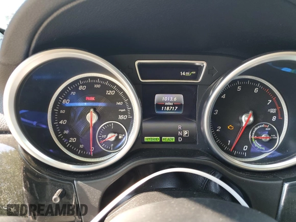 2016 Mercedes-Benz GLE 550e with VIN 4JGDA6DB1GA743523, listed as a Copart auction lot 66542924 with 118,717 mi miles and Salvage title. Bid and sale history available at DreamBid. Image 9.
