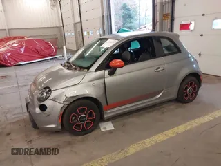2016 FIAT 500e with VIN 3C3CFFGE4GT221926, listed as a IAAI auction lot 41356670 with 51,417 mi miles. Bid and sale history available at carsss.com. Image 2.