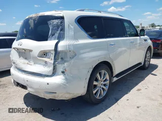 2014 Infiniti QX80 with VIN JN8AZ2NF6E9553827, listed as a IAAI auction lot 42228458 with 167,945 mi miles and . Bid and sale history available at DreamBid. Image 4.