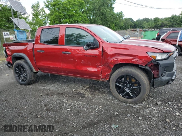 2024 Chevrolet Colorado 4WD Trail Boss with VIN 1GCPTEEK5R1271947, listed as a Copart auction lot 61806975 with 7,454 mi miles and Salvage title. Bid and sale history available at DreamBid. Image 4.