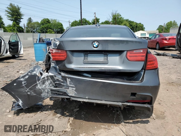2014 BMW 3 Series 335i xDrive with VIN WBA3B9G59ENR91901, listed as a Copart auction lot 59386295 with 109,995 mi miles and Salvage title. Bid and sale history available at DreamBid. Image 6.