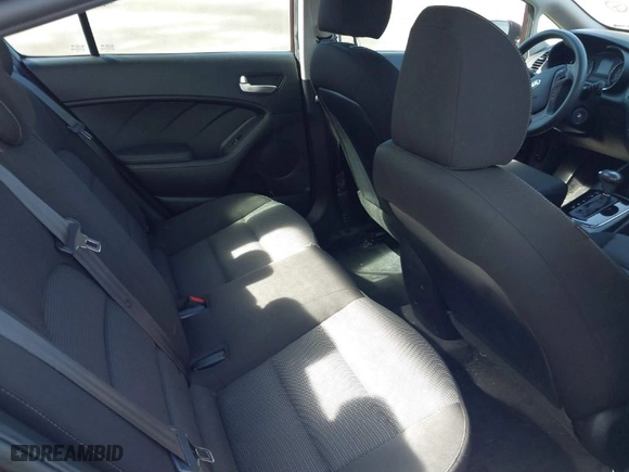 2017 Kia Forte LX with VIN 3KPFK4A74HE015210, listed as a IAAI auction lot 41799420 with 96,106 mi miles. Bid and sale history available at carsss.com. Image 8.