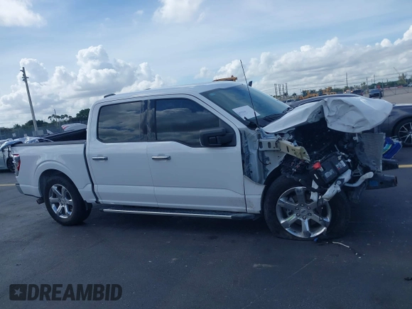 2023 Ford F-150 XL with VIN 1FTEW1C59PKE37513, listed as a IAAI auction lot 42484370 with 16,073 mi miles and . Bid and sale history available at DreamBid. Image 12.