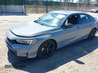 2025 Honda Civic Si with VIN 2HGFE1E54SH474457, listed as a IAAI auction lot 41978147 with 1,558 mi miles and . Bid and sale history available at DreamBid. Image 18.