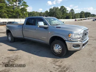 2024 Ram 3500 Longhorn with VIN 3C63RRKL2RG152831, listed as a Copart auction lot 72599764 with 3,725 mi miles and Salvage Title. Bid and sale history available at carsss.com. Image 4.