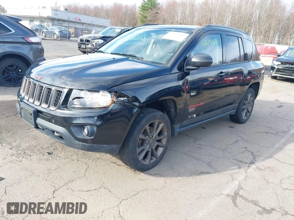 2016 Jeep Compass Sport with VIN 1C4NJDBB4GD729730, listed as a IAAI auction lot 42015189 with 131,386 mi miles and . Bid and sale history available at DreamBid. Image 2.