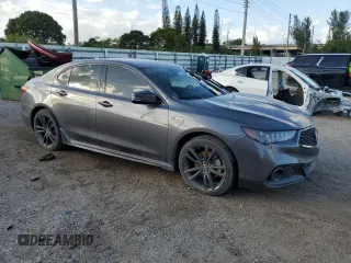 2020 Acura TLX w/A-Spec Pkg with VIN 19UUB3F69LA001401, listed as a Copart auction lot 80886844 with 0 mi miles and Salvage Title. Bid and sale history available at carsss.com. Image 4.