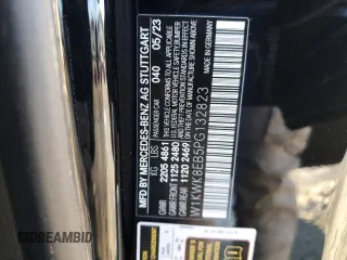 2023 Mercedes-Benz C 300 with VIN W1KWK8EB5PG132823, listed as a Copart auction lot 87249864 with 9,202 mi miles and Salvage Title. Bid and sale history available at DreamBid. Image 12.