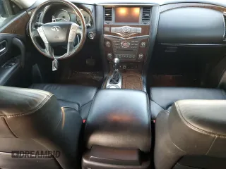 2016 Infiniti QX80 with VIN JN8AZ2NF7G9611673, listed as a Copart auction lot 87394544 with 215,722 mi miles and Salvage Title. Bid and sale history available at carsss.com. Image 8.