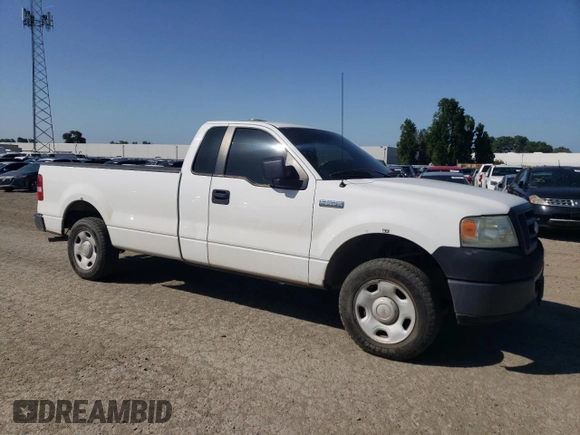 2007 Ford F-150 XL with VIN 1FTRF12W07KD42379, listed as a Copart auction lot 54146995 with 168,649 mi miles and Clean Title. Bid and sale history available at carsss.com. Image 4.
