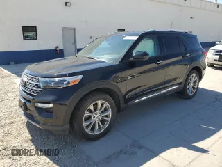 2022 Ford Explorer Limited with VIN 1FMSK8FH2NGA29993, listed as a Copart auction lot 55515845 with 46,084 mi miles and Salvage title. Bid and sale history available at DreamBid. Image 1.