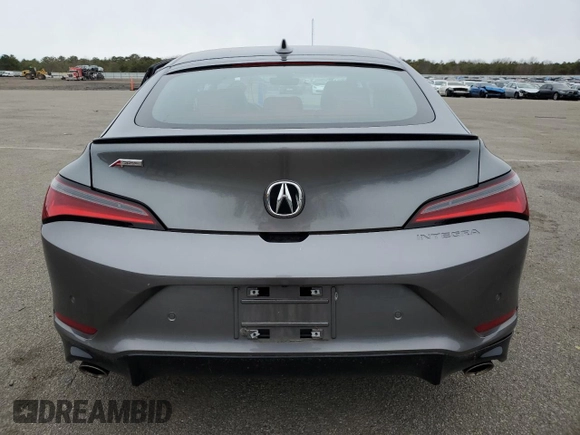 2023 Acura Integra Technology with VIN 19UDE4H69PA010549, listed as a Copart auction lot 52468955 with 25,976 mi miles and Salvage title. Bid and sale history available at DreamBid. Image 6.