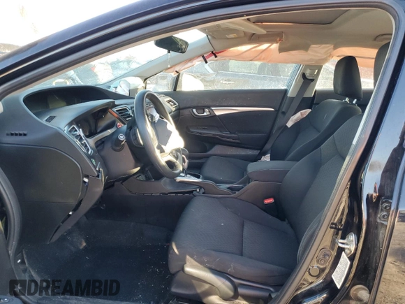 2014 Honda Civic Sedan EX with VIN 19XFB2F82EE084298, listed as a Copart auction lot 47322235 with 0 mi miles and Salvage Title. Bid and sale history available at carsss.com. Image 7.