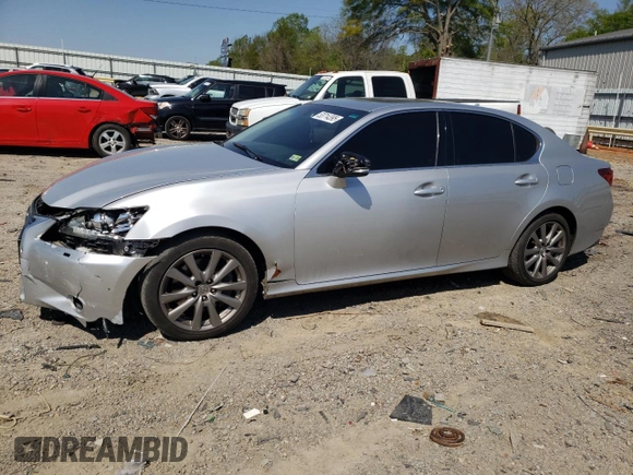2014 Lexus GS 350 with VIN JTHCE1BL3E5023101, listed as a Copart auction lot 53714395 with 158,647 mi miles and Salvage title. Bid and sale history available at DreamBid. Image 1.