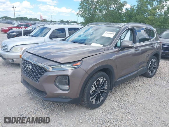 2020 Hyundai Santa Fe Limited with VIN 5NMS53AA5LH191809, listed as a IAAI auction lot 39804008 with 115,775 mi miles and . Bid and sale history available at DreamBid. Image 2.