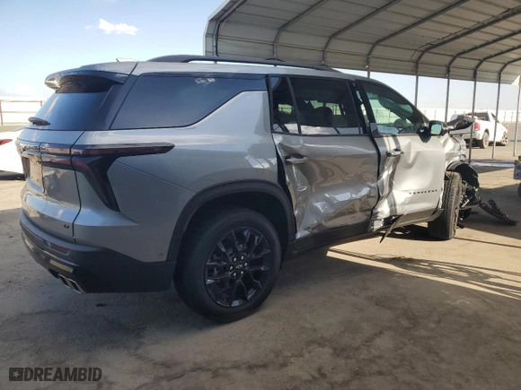 2024 Chevrolet Traverse FWD LT with VIN 1GNERGKS8RJ209410, listed as a Copart auction lot 71764784 with 960 mi miles and Salvage Title. Bid and sale history available at carsss.com. Image 3.