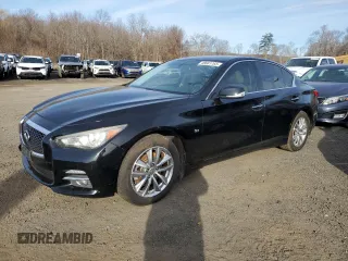 2014 Infiniti Q50 Sport with VIN JN1BV7AR8EM695878, listed as a Copart auction lot 48681765 with 137,027 mi miles and Clean Title. Bid and sale history available at carsss.com. Image 1.