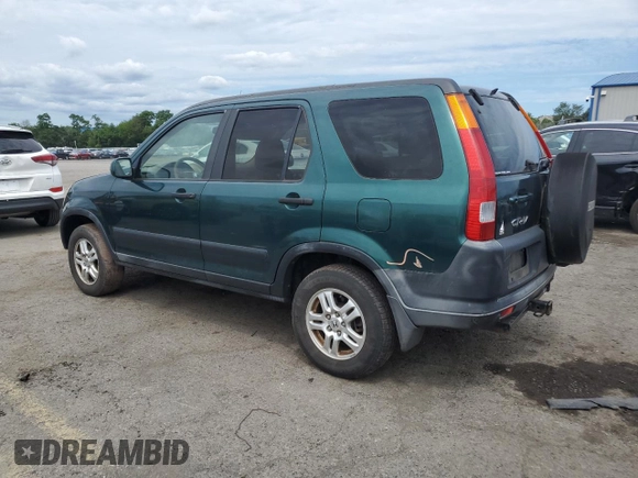 2002 Honda CR-V EX with VIN JHLRD78812C028697, listed as a Copart auction lot 65369455 with 129,041 mi miles and Salvage title. Bid and sale history available at DreamBid. Image 2.