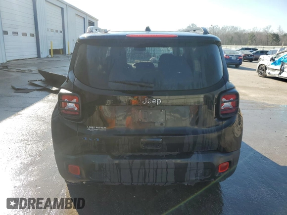 2020 Jeep Renegade Latitude with VIN ZACNJBBBXLPL40104, listed as a Copart auction lot 47108235 with 62,057 mi miles and Salvage Title. Bid and sale history available at carsss.com. Image 6.
